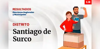 Resultados en Santiago de Surco, según la ONPE: conoce quién es el virtual alcalde del distrito Resultados en Santiago de Surco, según la ONPE: conoce quién es el virtual alcalde del distrito