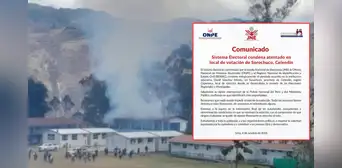 JNE, ONPE y Reniec rechazan atentado en local de votación en Celendín, Cajamarca JNE, ONPE y Reniec rechazan atentado en local de votación en Celendín, Cajamarca