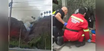 Identifican a hombre herido por incendio en la Costa Verde: PNP lo considera presunto sospechoso del siniestro Identifican a hombre herido por incendio en la Costa Verde: PNP lo considera presunto sospechoso del siniestro