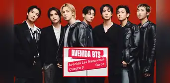 BTS ya está en Lima y recibe inesperado homenaje: una calle en Surco llevará el nombre del grupo