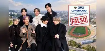 BTS en Perú: Municipalidad Metropolitana de Lima desmiente cierre del estadio de San Marcos a horas del esperado concierto BTS en Perú: Municipalidad Metropolitana de Lima desmiente cierre del estadio de San Marcos a horas del esperado concierto