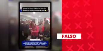 Es falso que Verónika Mendoza haya celebrado su victoria bailando “Zorba el griego”: el video fue editado Es falso que Verónika Mendoza haya celebrado su victoria bailando “Zorba el griego”: el video fue editado