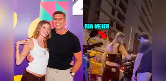 Gia, hija de Christian Meier y Marisol Aguirre, fue captada en estado de ebriedad junto a misterioso joven: "Con las justas podía caminar" Gia, hija de Christian Meier y Marisol Aguirre, fue captada en estado de ebriedad junto a misterioso joven: "Con las justas podía caminar"