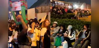 ¡Se amanecerán! Reportan largas colas para el primer concierto de BTS en el Estadio San Marcos ¡Se amanecerán! Reportan largas colas para el primer concierto de BTS en el Estadio San Marcos
