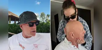 Esposa de Bruce Willis revela nueva foto del actor con demencia y da reflexivo mensaje: “Siempre será una leyenda”