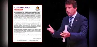 Colegio Médico del Perú rechaza expresiones de Rafael Santos sobre ciudadanos de Cusco: "El pueblo cusqueño merece respeto" Colegio Médico del Perú rechaza expresiones de Rafael Santos sobre ciudadanos de Cusco: "El pueblo cusqueño merece respeto"