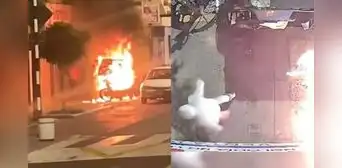 Sujeto habría usado una bomba molotov para incendiar una mototaxi en La Victoria Sujeto habría usado una bomba molotov para incendiar una mototaxi en La Victoria