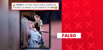 Es falso que fans pagaran S/ 3.000 para darle la mano a los integrantes de BTS: video muestra a actores tailandeses