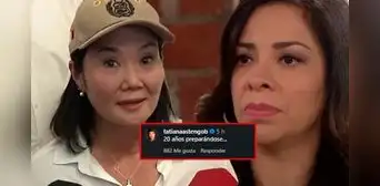 Tatiana Astengo lanza irónico comentario en contra de Keiko Fujimori por decirle a los presos en Trujillo que se porten bien: "Tap tap para tu taper" Tatiana Astengo lanza irónico comentario en contra de Keiko Fujimori por decirle a los presos en Trujillo que se porten bien: "Tap tap para tu taper"