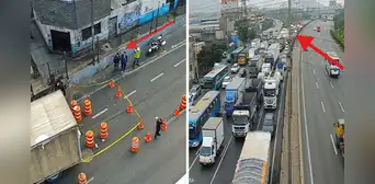 Accidente en Vía Evitamiento deja un fallecido y genera restricción de carriles a la altura del puente Huascarán