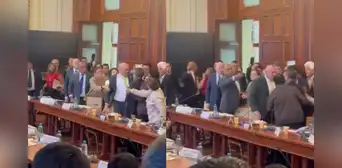 Senadores Calisto Giampietri e Iber Maraví casi se van a los golpes en debate por las facultades del gobierno Senadores Calisto Giampietri e Iber Maraví casi se van a los golpes en debate por las facultades del gobierno