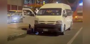Acribillan a chofer de combi y a su bebé de 7 meses en Mirones Bajo, Cercado de Lima