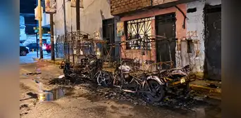 El Agustino: queman dos mototaxis y un puesto de comida; vecinos exigen mayor seguridad en la zona