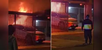 Camioneta híbrida enchufable explota y se incendia mientras cargaba en La Molina: vehículo tenía solo un mes de comprado