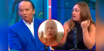 Melcochita admite EN VIVO que besó a su exesposa frente a su novia de 22 años y se justifica: "Estaba con mis aguas"