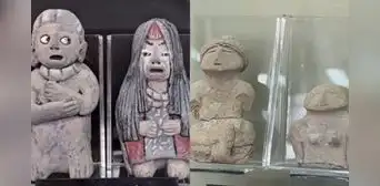 Caral: hallan figuras de una pareja de hace más de 4.000 años y arqueólogos estudian su significado