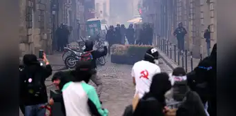 Reportan cientos de detenidos en Francia durante manifestaciones contra el encarecimiento de la vida: "Muchas rabias" Reportan cientos de detenidos en Francia durante manifestaciones contra el encarecimiento de la vida: "Muchas rabias"