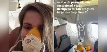 Alejandra Baigorria vive momentos de horror por falla de su avión en pleno vuelo: "Pensé que eran los últimos minutos de mi vida" Alejandra Baigorria vive momentos de horror por falla de su avión en pleno vuelo: "Pensé que eran los últimos minutos de mi vida"