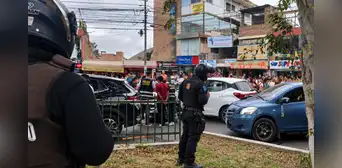 Detienen a 6 policías en flagrancia tras presunto intento de asalto a banco en Los Olivos: tenían rastros de billetes marcados en su auto