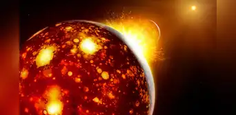 Desconcertación entre los científicos: la Luna podría haberse formado en tan solo 5 horas Desconcertación entre los científicos: la Luna podría haberse formado en tan solo 5 horas