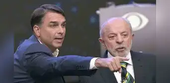 Lula y Flávio Bolsonaro se enfrentan en un tenso debate por corrupción, seguridad y vínculos con Trump y Milei