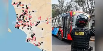 Mapa de la violencia en Lima y Callao: estas son las vías con más ataques a buses y combis en un año