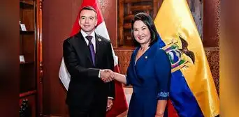 Keiko Fujimori y Daniel Noboa, presidente de Ecuador, se reúnen en Lima en medio de crisis de seguridad fronteriza