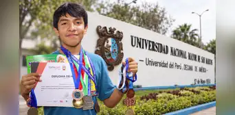 Con 15 años, obtuvo el primer puesto en Inteligencia Artificial de San Marcos y acumula seis ingresos universitarios Con 15 años, obtuvo el primer puesto en Inteligencia Artificial de San Marcos y acumula seis ingresos universitarios