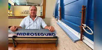 Peruano perdió sus pertenencias por un huaico en Punta Hermosa y creó un invento de S/60 para proteger las casas de inundaciones