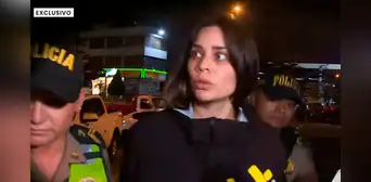Andrea San Martín es detenida y se la llevan enmarrocada: Juan Víctor, padre de su segunda hija, la denunció por presunta agresión a la menor