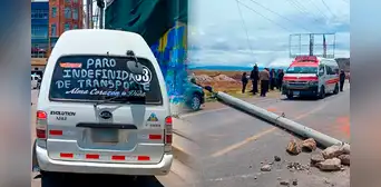 Transportistas acatan paro de 24 horas y mantienen pedido de subir el pasaje a S/1,50 en Puno Transportistas acatan paro de 24 horas y mantienen pedido de subir el pasaje a S/1,50 en Puno