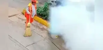Trabajadora de limpieza recogía basura, manipuló un explosivo oculto y sobrevivió al estallido en Surco Trabajadora de limpieza recogía basura, manipuló un explosivo oculto y sobrevivió al estallido en Surco