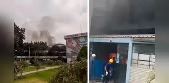 Emergencia en la UNI: incendio en laboratorio de Ingeniería Mecánica moviliza a bomberos Emergencia en la UNI: incendio en laboratorio de Ingeniería Mecánica moviliza a bomberos