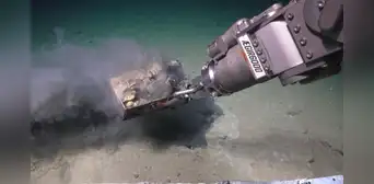 Científicos excavaron a 1.000 metros de profundidad en una zona extraña del lecho marino y desenterraron una tumba acuática Científicos excavaron a 1.000 metros de profundidad en una zona extraña del lecho marino y desenterraron una tumba acuática