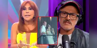 Magaly Medina responde a Carlos Alcántara por quejarse tras ampay con mujeres: "Una diferente cada semana"