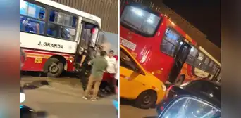 Atacan bus de la línea El Triángulo con pasajeros en SJM: es el segundo atentado en menos de un mes
