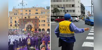 Señor de los Milagros: MML aplicará cierres y desvíos por el cuarto recorrido este 28 de octubre en el Centro de Lima