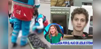 Hijo de Leslie Stewart atropella a abuelita de 82 años, quien lucha por su vida en UCI: él quedó libre