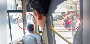Caos en el Metropolitano: usuario se lanza de unidad varada en el Centro de Lima por cierre de vías del Señor de los Milagros