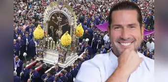 Gregoria Pernía, ‘El titi’ de ‘Sin senos no hay paraíso’, se hizo presente en la procesión de El señor de los Milagros: “Es una belleza”