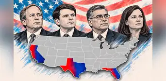 Elecciones intermedias de EE.UU. 2026: así avanza el voto anticipado en Texas, California y Florida antes del 3 de noviembre