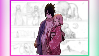 Sasuke y Sakura en una romántica versión de animador de "Boruto" | Foto: Composición Lol