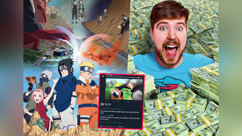 "MrBeast" ilusiona a los fans de "Naruto" debido a un comentario en Twitter