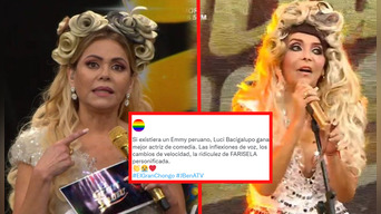 Merece un Emmy: elogian la imitación de Lucy Bacigalupo como Gisela Valcárcel en "El Gran Chongo"