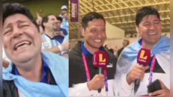 Sergio el 'Checho' Ibarra quedó afónico y con dolor de cabeza tras celebrar el triunfo de Argentina