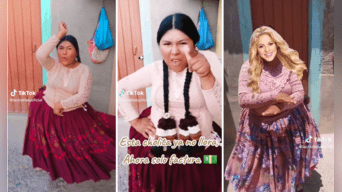 Lourdes Gutiérrez cautiva a los cibernautas de Perú y el mundo con sus singulares pasos de baile. Foto: composición LOL / TikTok: @lacholitaluoficial