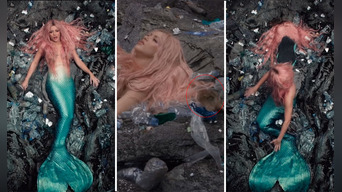 La cantante estaba sobre una escenografía llena de botellas y piedras cuando apareció un pequeño ratón. Foto: composición LOL / capturas de Instagram / @Shakira