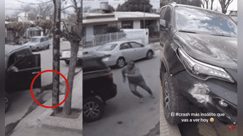 ¡Qué travieso! Perrito se vuelve viral al chocar el automóvil de un hombre. Foto: composición LR/@carcrashargentina/TikTok - Video: @carcrashargentina/TikTok
