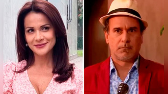 Mónica Sánchez es 'Charito' y Paul Vega 'Koky' en 'AFHS'. Foto: composición LR/captura América TV