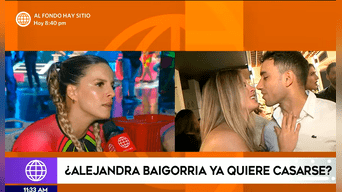Alejandra Baigorria confesó que le pidió a Said que no le dé ningún regalo. Captura América TV